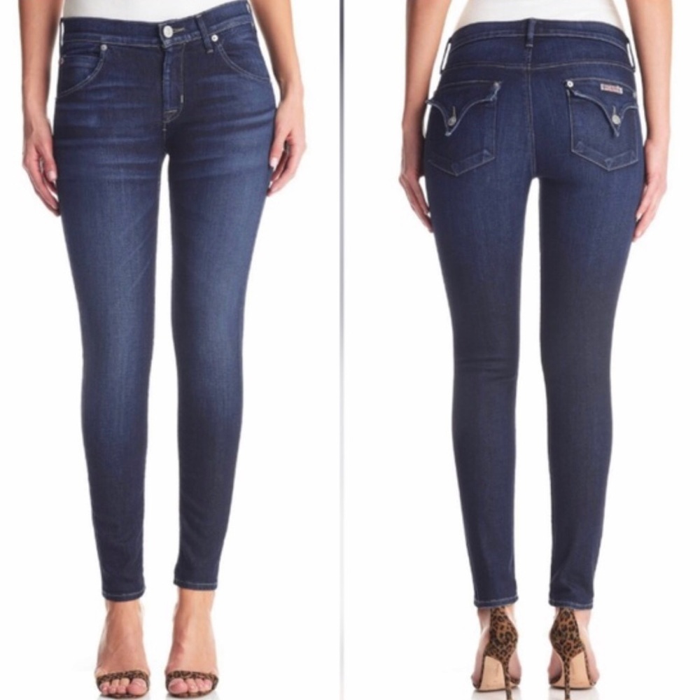 HUDSON // Mid-Rise Skinny Jeans